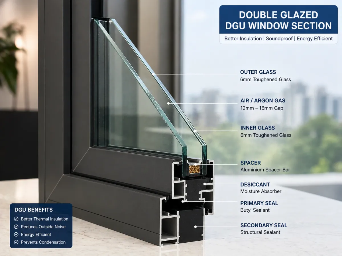 System window glass options