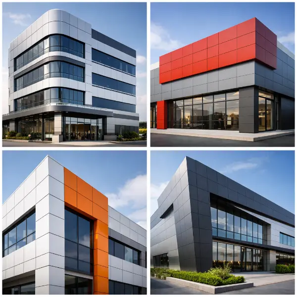 Hotel exterior HPL ACP cladding - luxury commercial