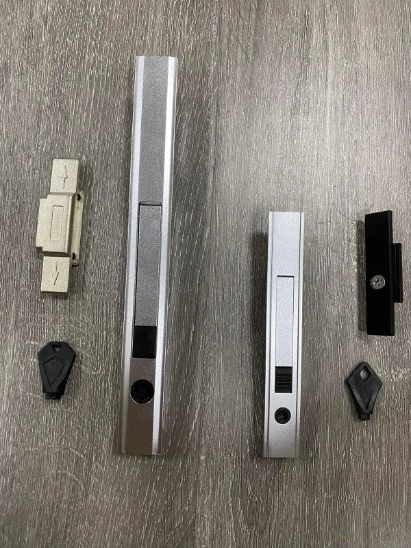 French door invisible lock latch