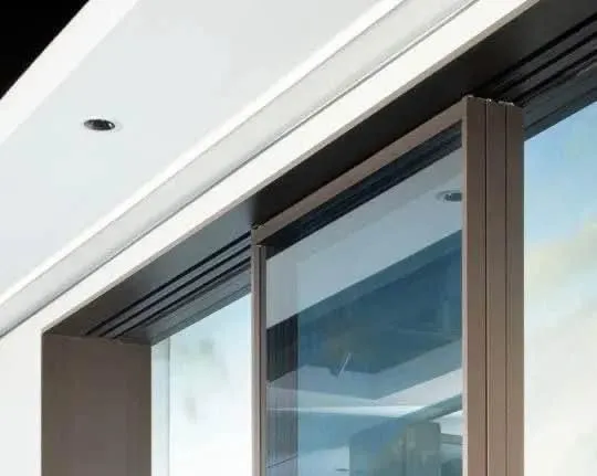 Large opening telescopic slim partition door