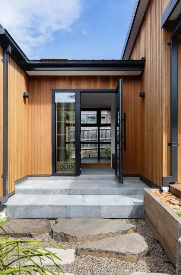 Aluminium profile door modern design